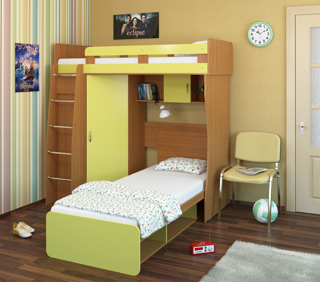 Chambre d'enfants pour deux enfants