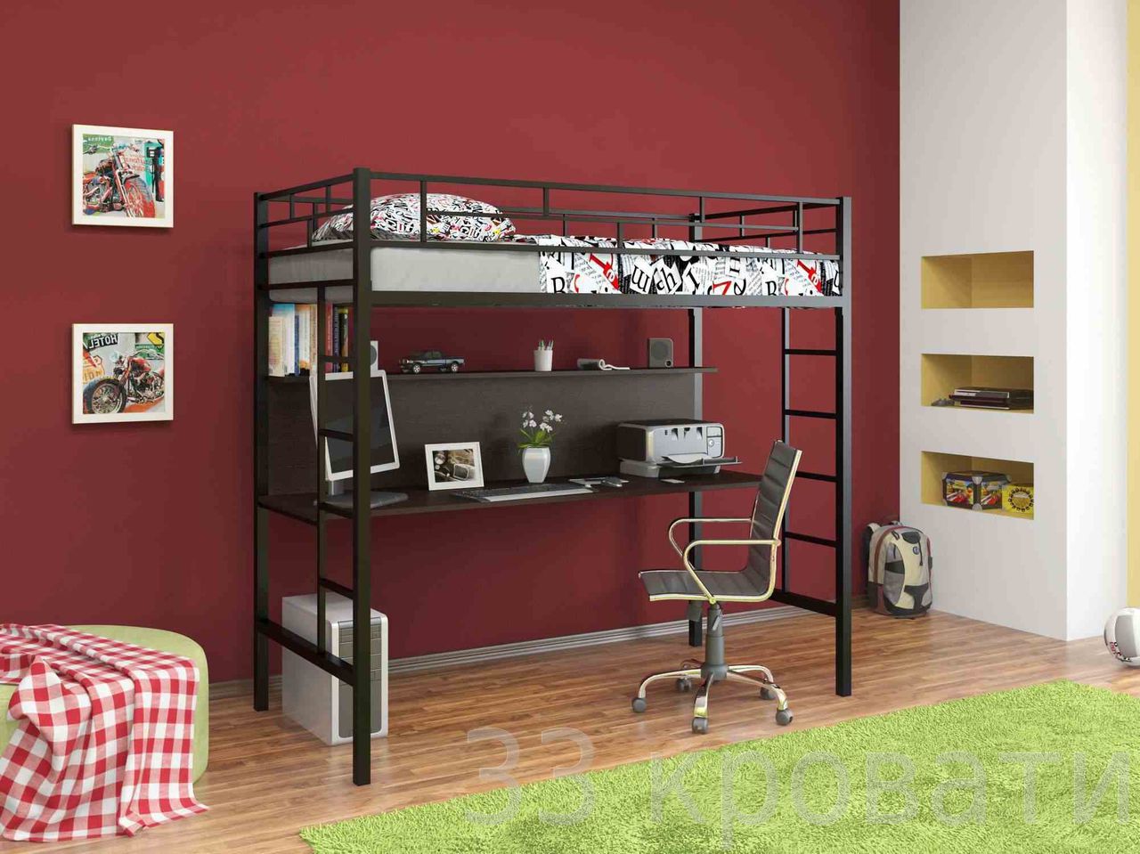 Plafond de lit enfant en métal