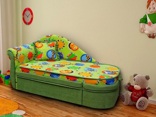 Canapé-lit avec inserts lumineux