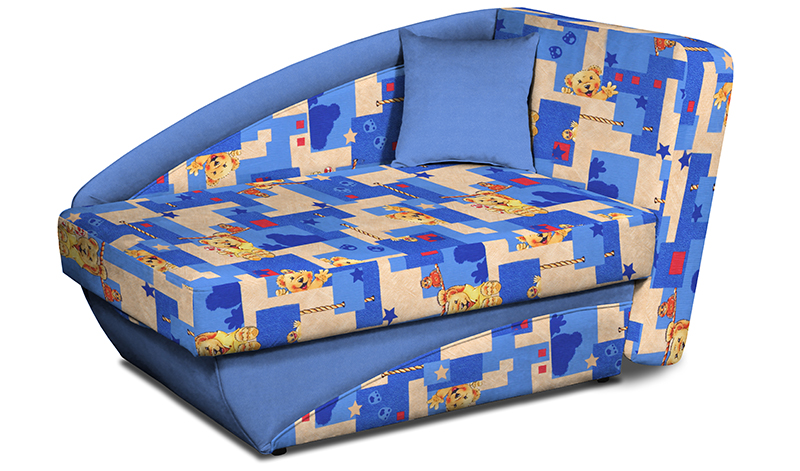 Canapé-lit dans la chambre des enfants