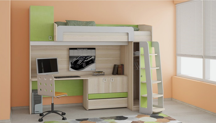 Lit superposé pour garçon