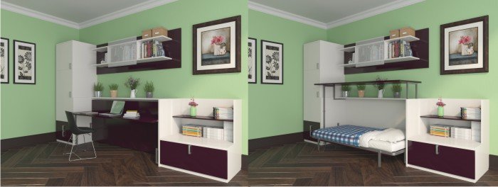 Lit pliant horizontal