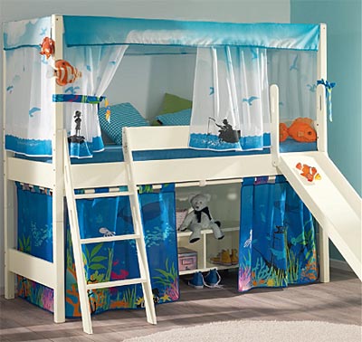 Lit mezzanine pour un enfant de 5 à 7 ans