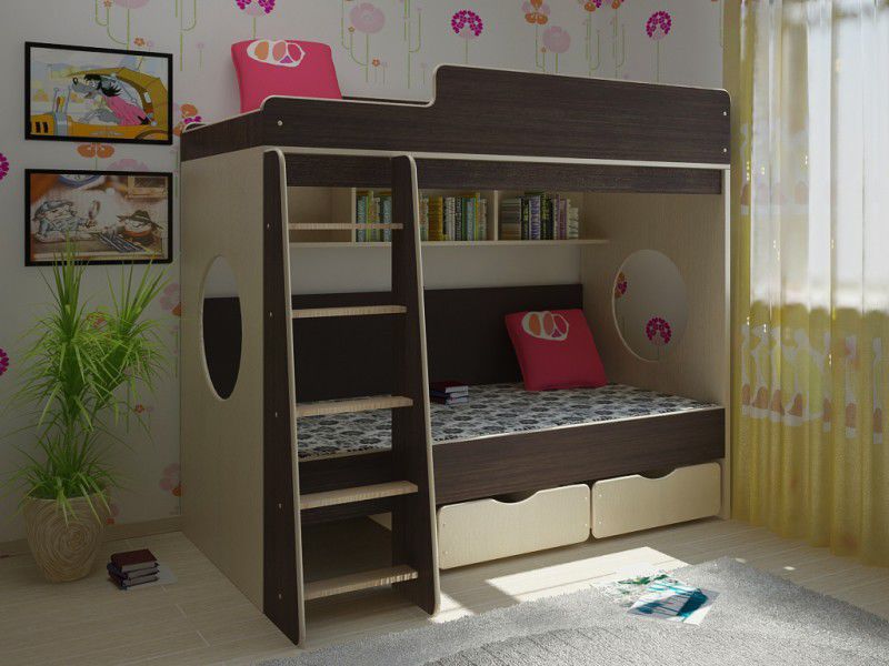 Lit mezzanine en aggloméré