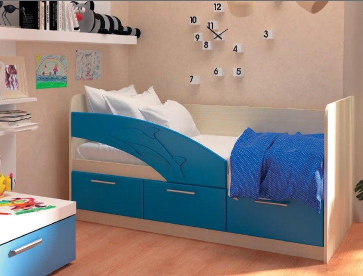 Lit dauphin avec un côté confortable