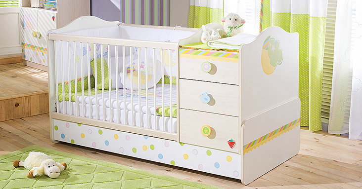 Lit pour une fille nouveau-née