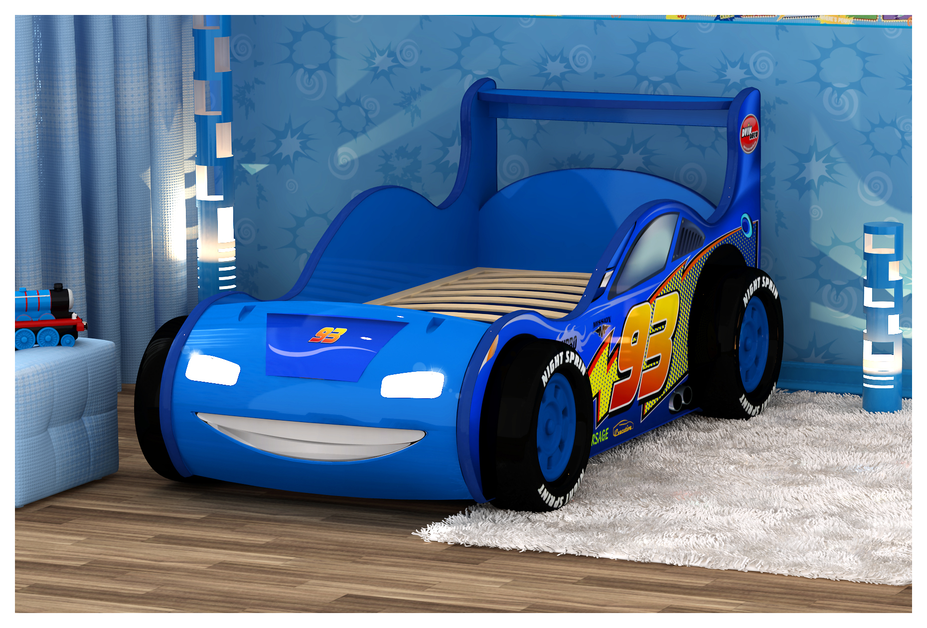 Fermeture éclair de voiture de lit makvin modèle 3D