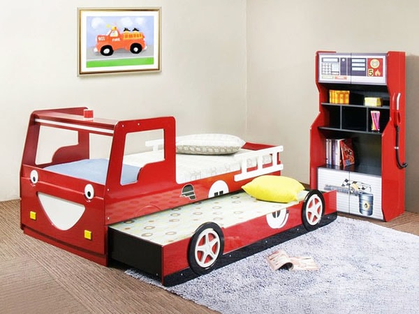 Ensemble lit machine et armoire