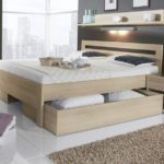 Lit podium avec tiroirs