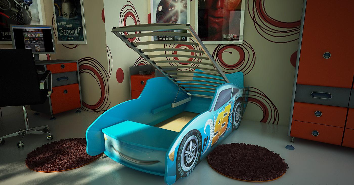 Lit avec couchage supplémentaire