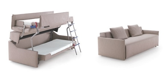 Lit transformateur à deux niveaux