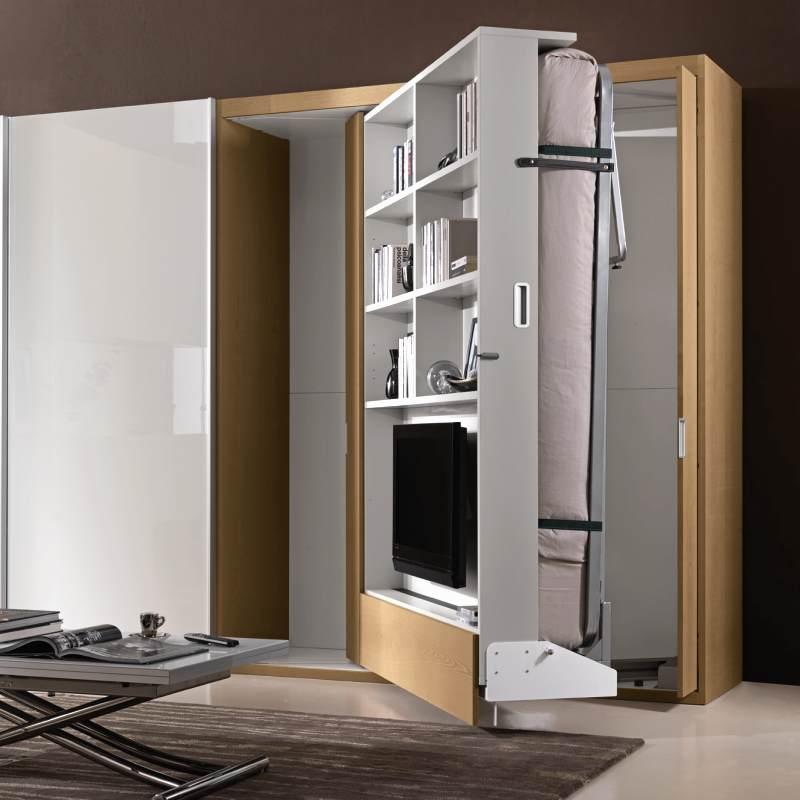 Lit de transformateur avec mécanisme rotatif