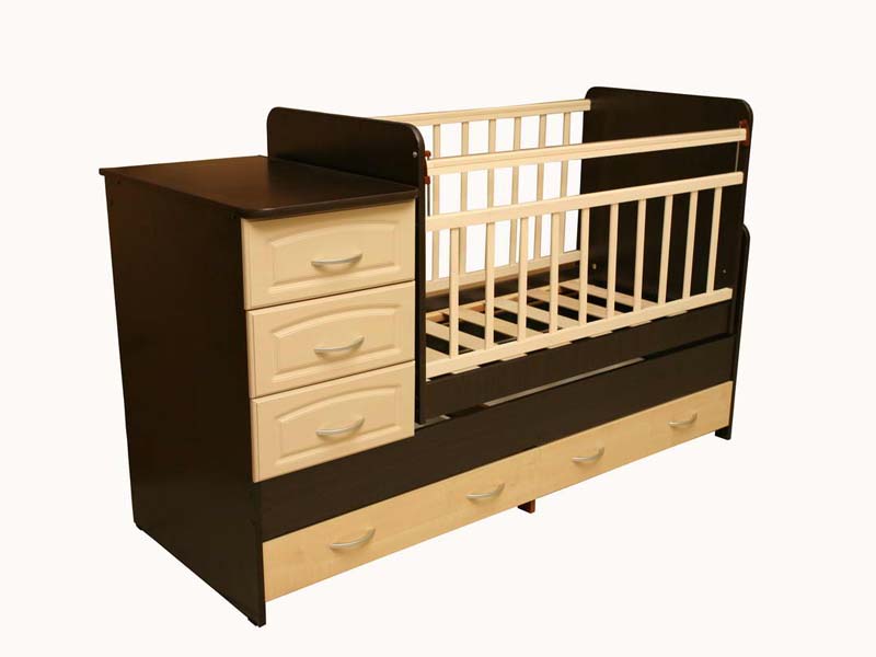 Lit transformable avec table de chevet