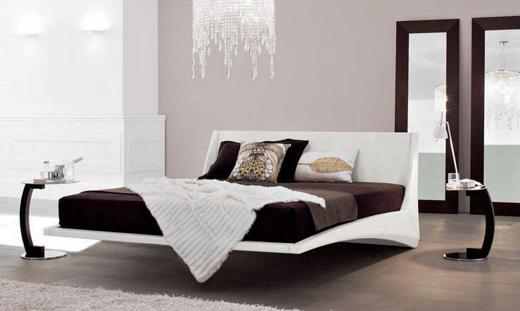 Un lit volant dans un appartement moderne