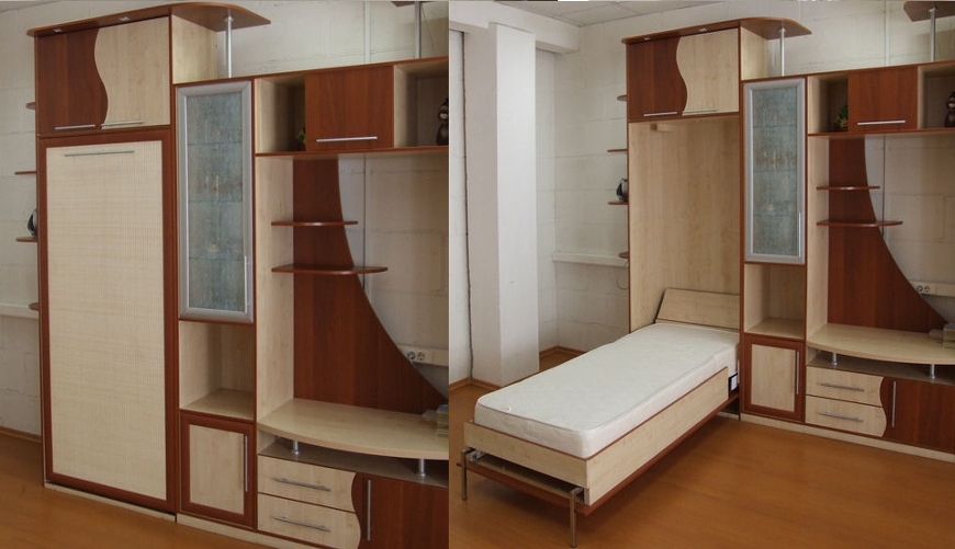 Lit simple dans placard