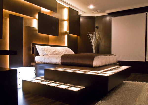 Podium dans la chambre