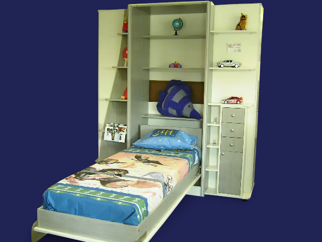 Lit armoire pour enfants