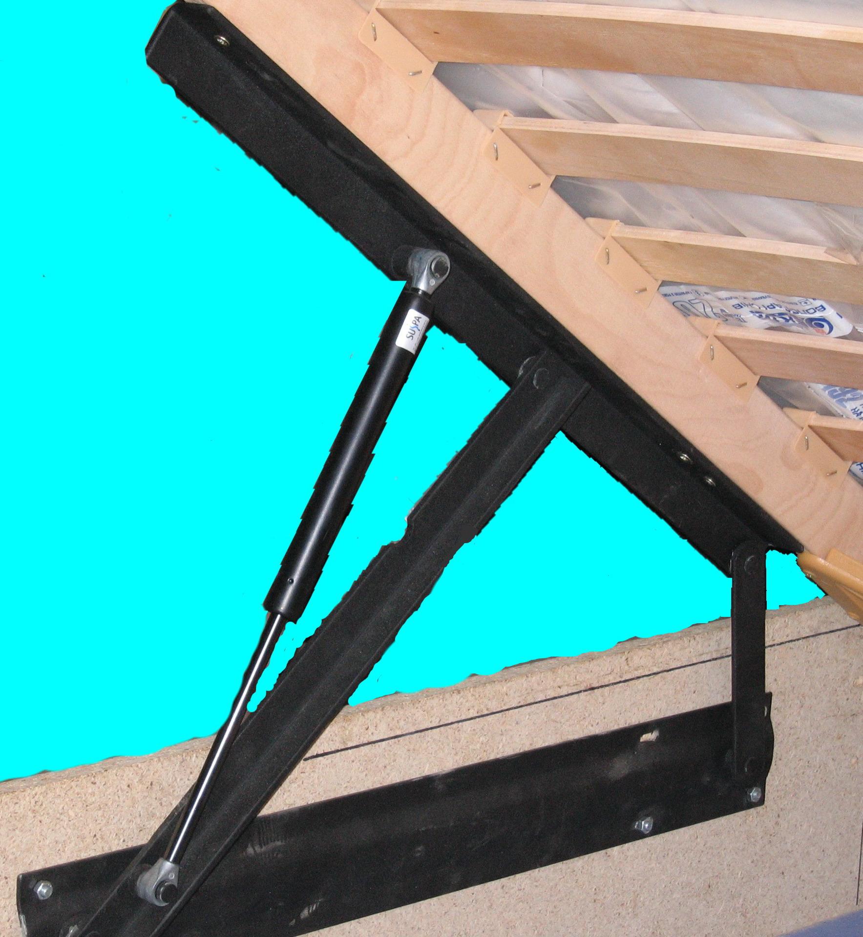 Ascenseur de gaz de lit de garde-robe