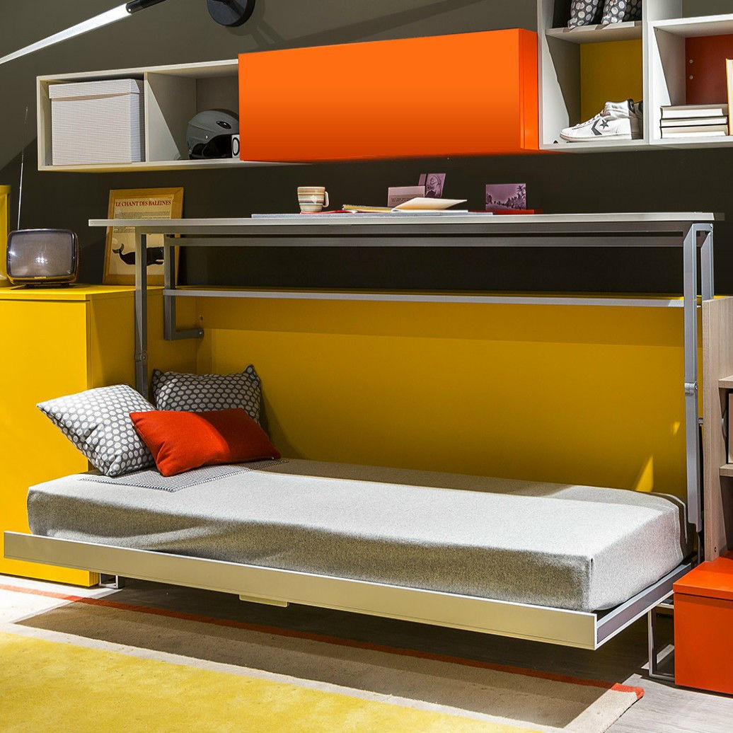 Table-lit avec base en métal