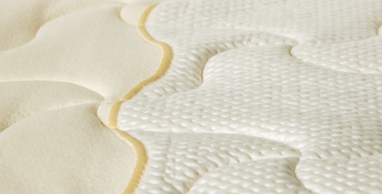 Maille à trois zones pour le matelas