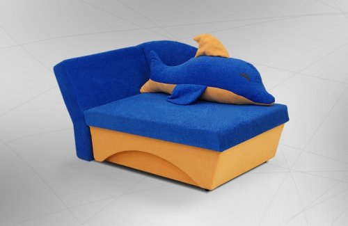 Canapé d'angle convertible dauphin