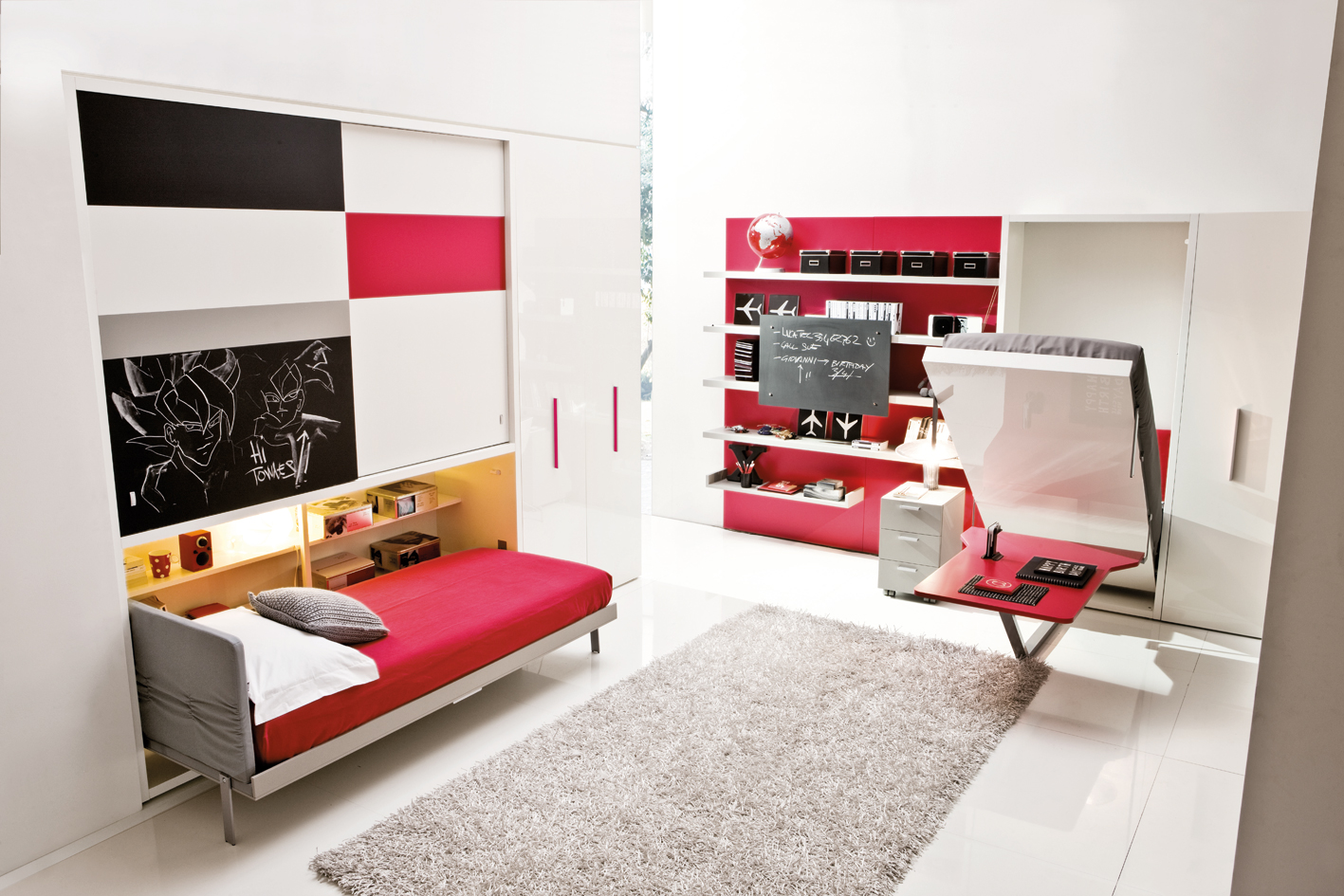 Option de conception de chambre d'adolescent