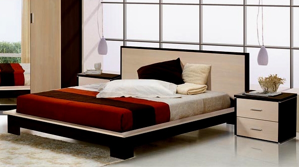 Types de lits avec une tête de lit moelleuse