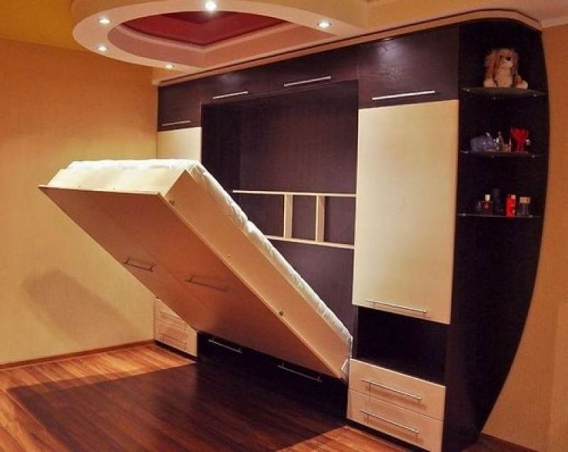 Décoration d'intérieur lit vertical