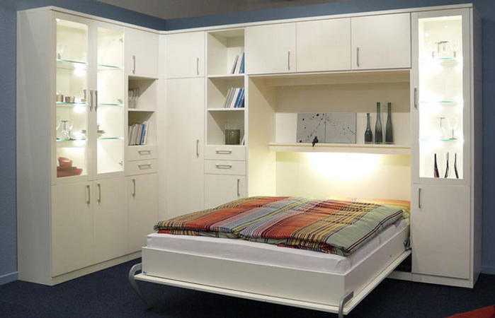 Lit transformateur beige