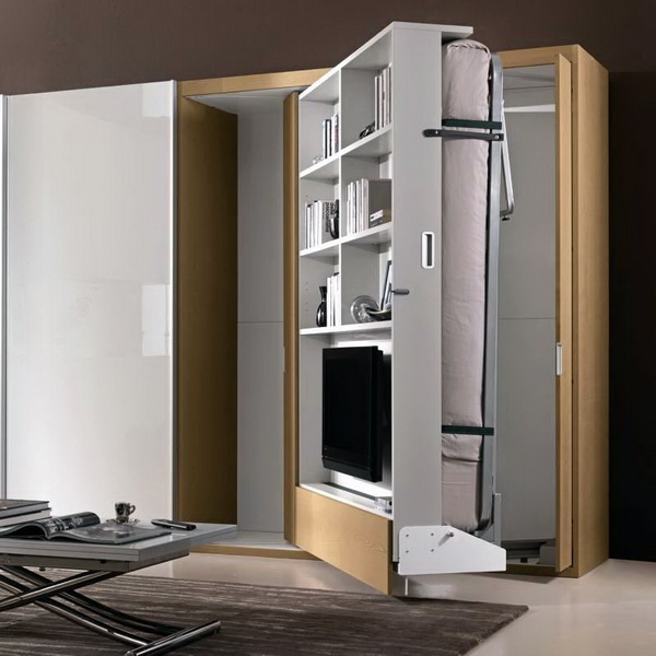 Lit armoire démonté