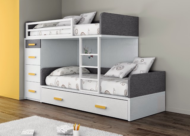 Modèle avec étagères décalées