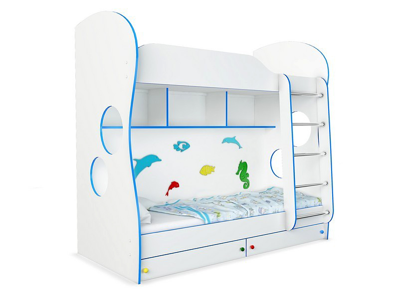 Lit superposé en aggloméré