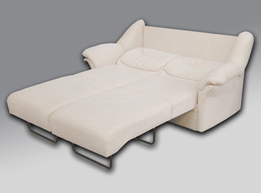 Canapé en cuir blanc