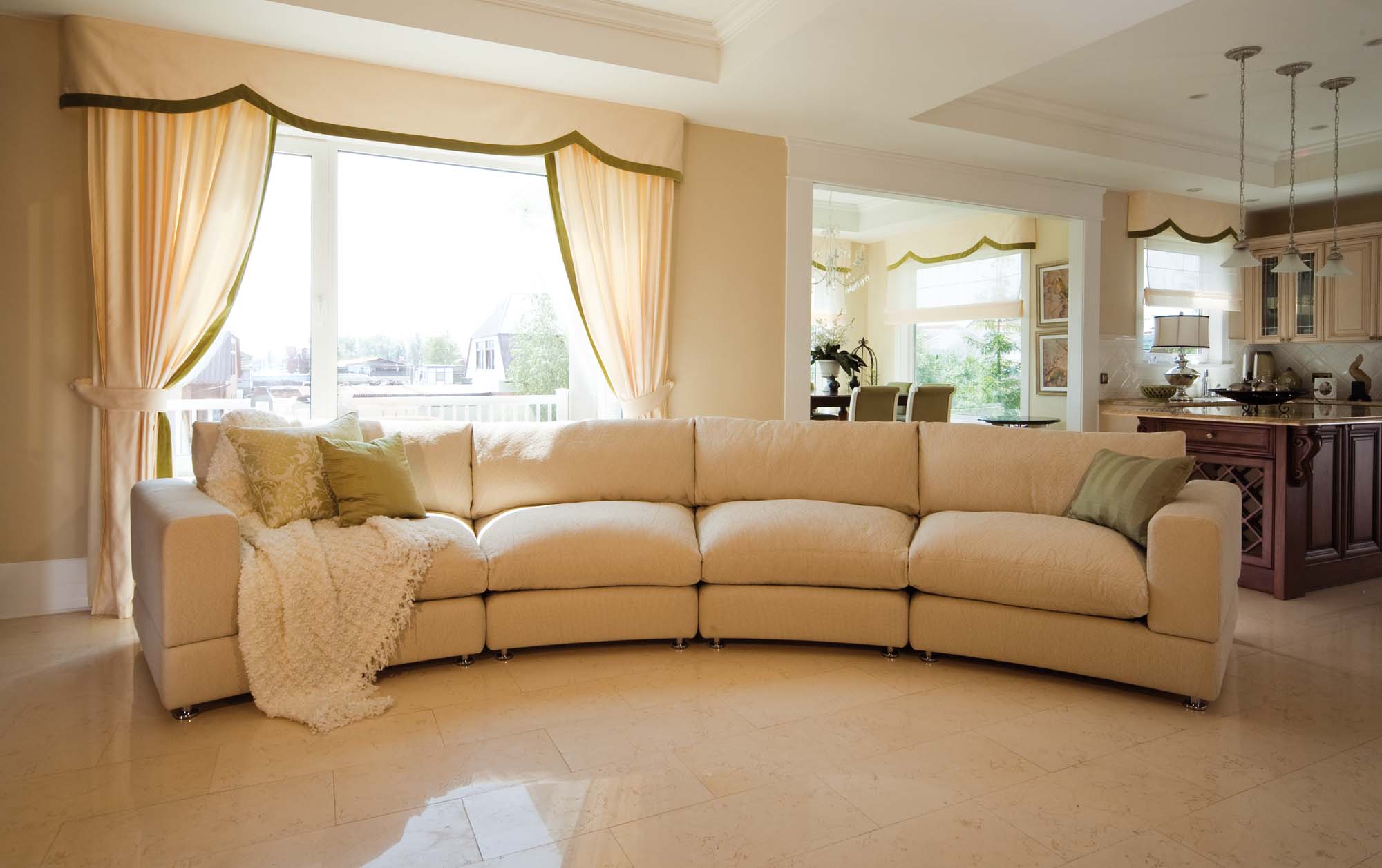 Canapé modulable beige