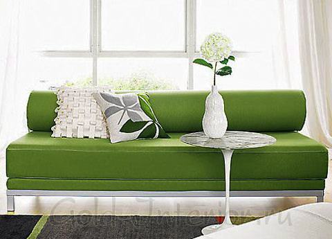 Canapé avec coussins légers