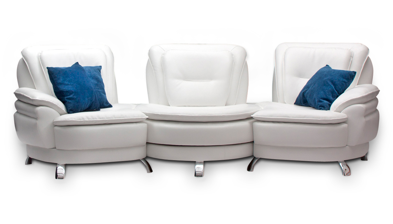 Canapé modulable en blanc