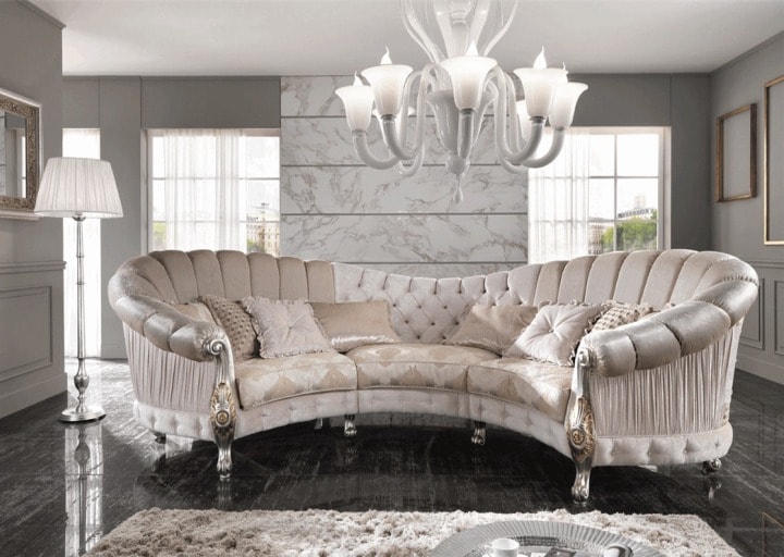 Canapé îlot de style classique