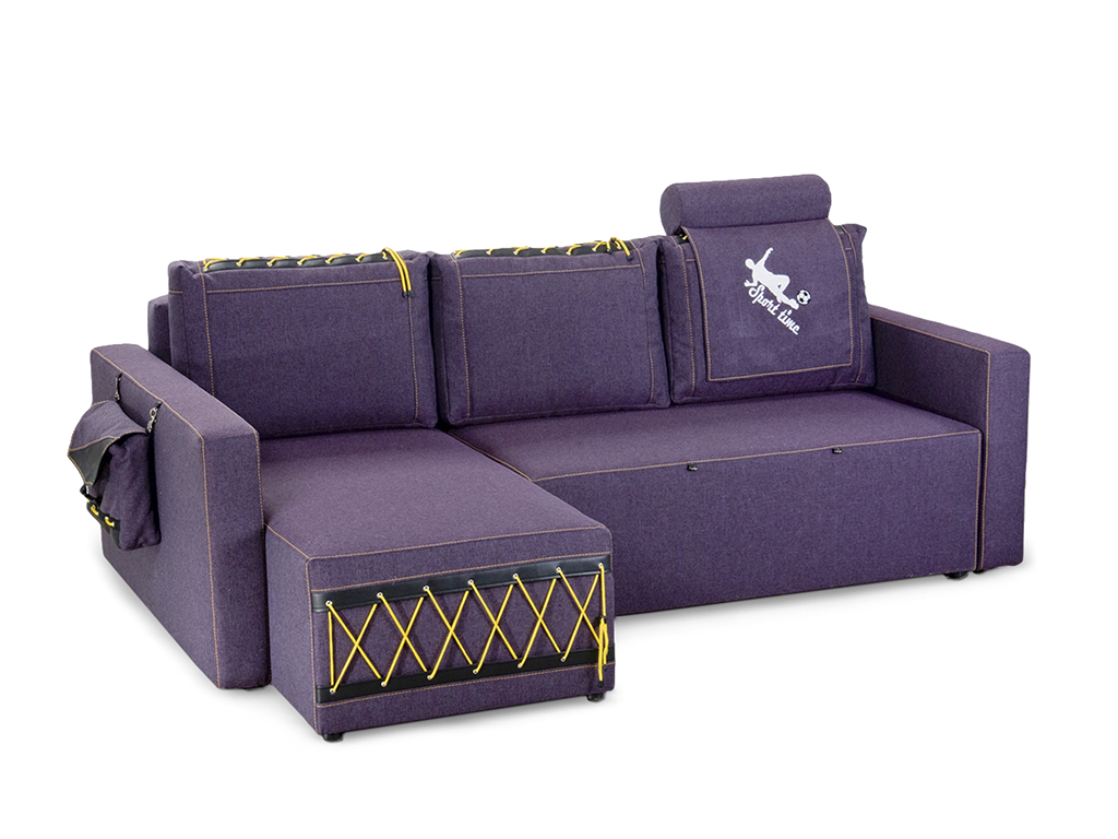 Canapé d'angle dans la chambre des enfants