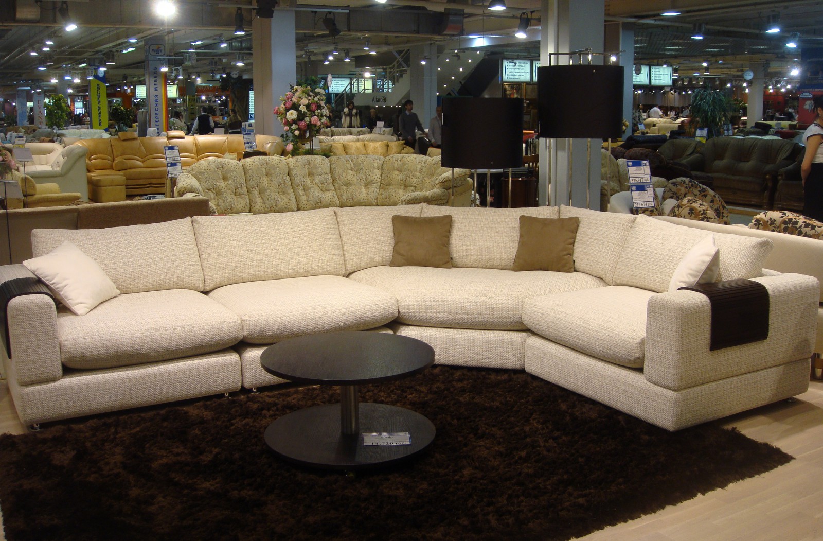 Canapé d'angle modulable