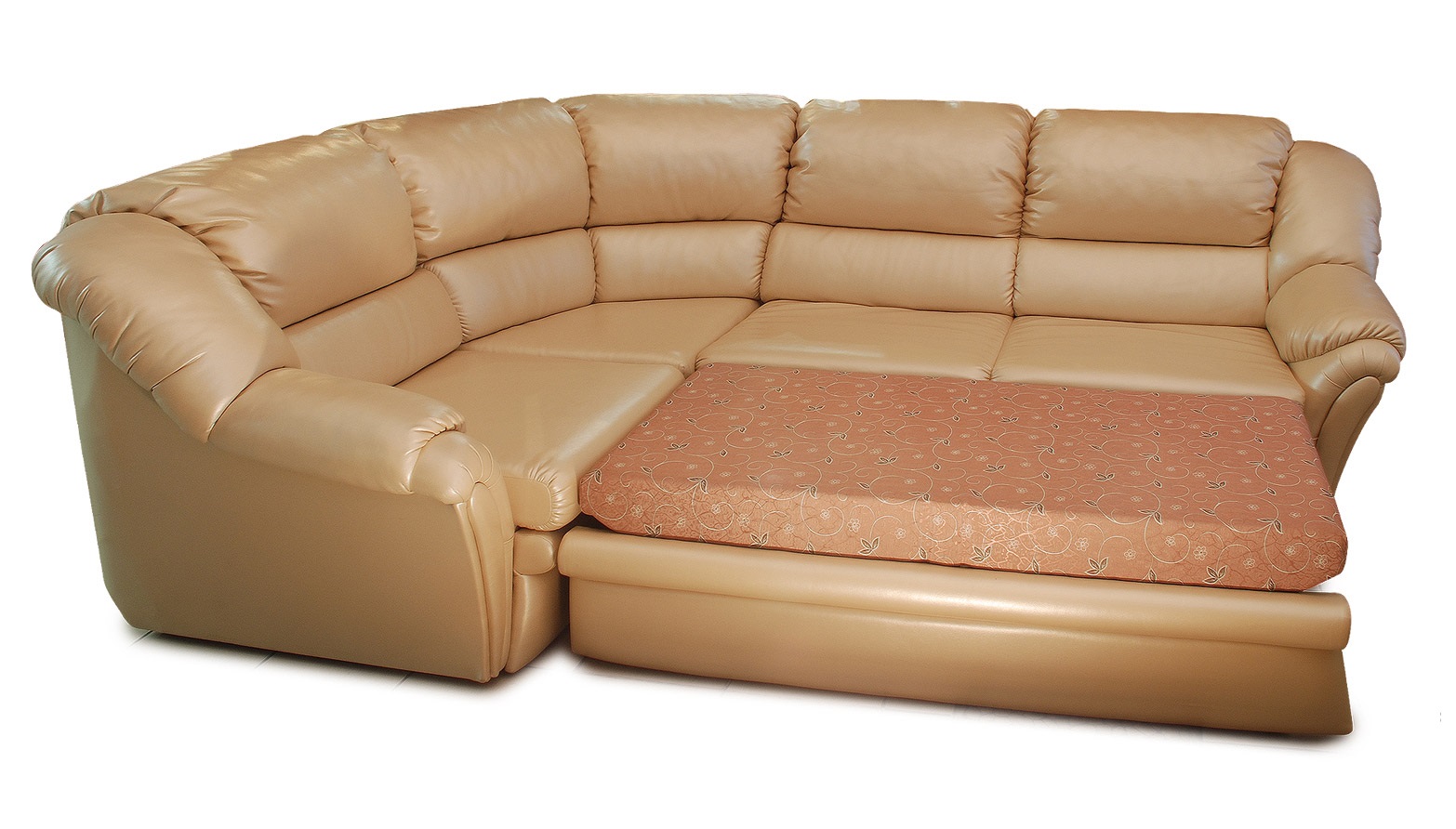 Canapé d'angle beige