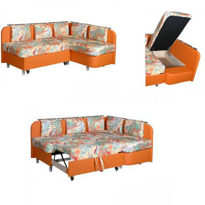 Canapé d'angle lumineux