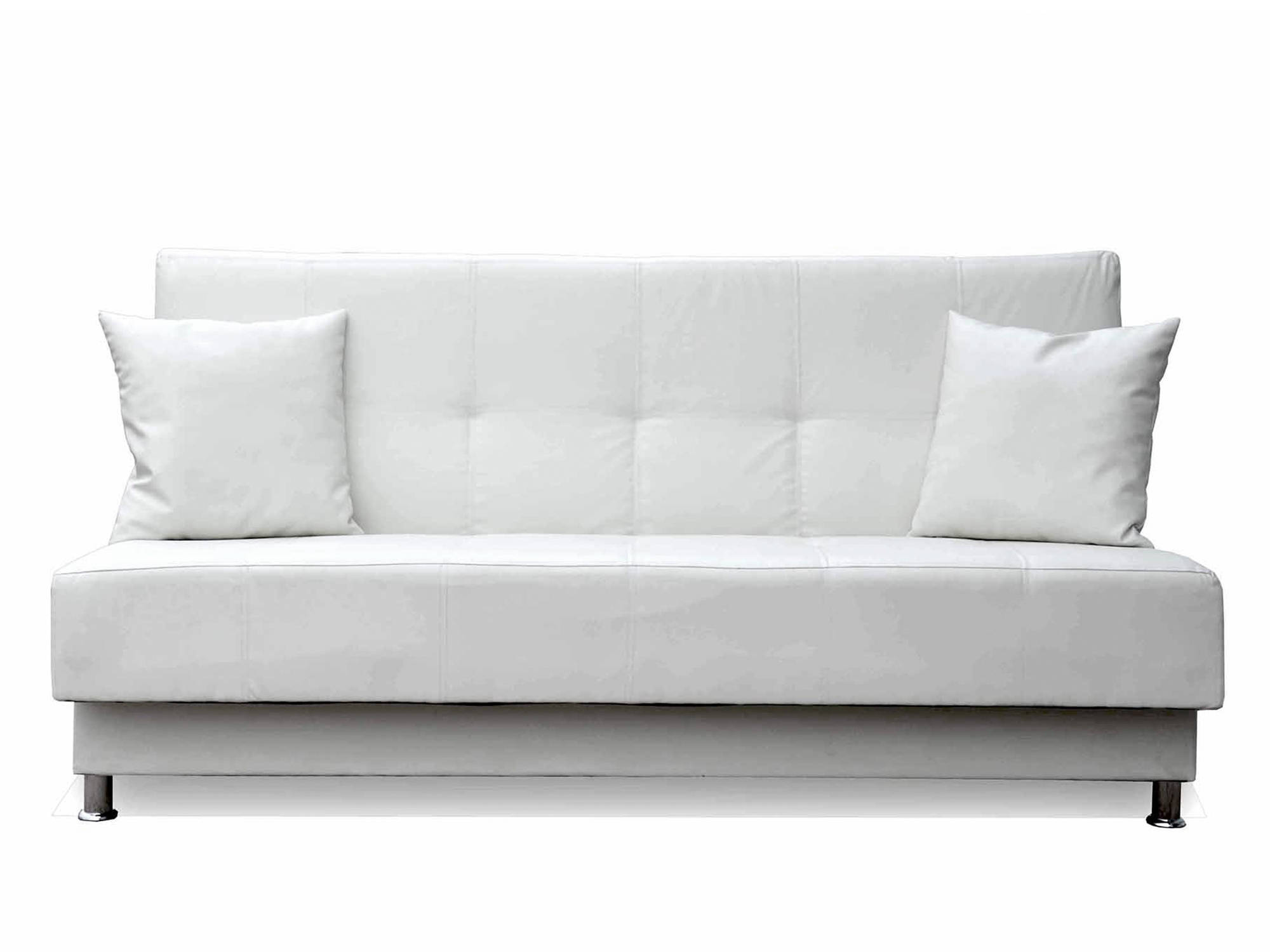 Canapé blanc avec coussins