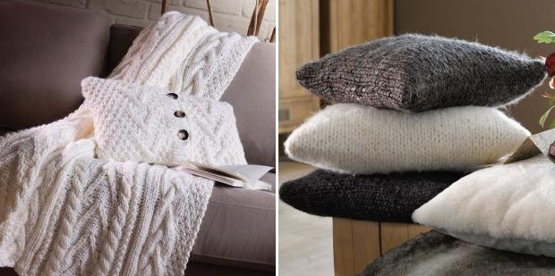 Coussins décoratifs sur le canapé