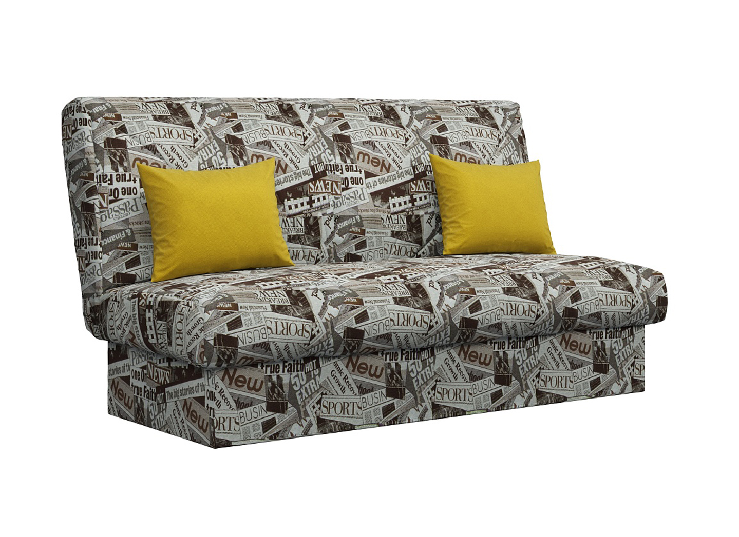 Canapé sans accoudoirs