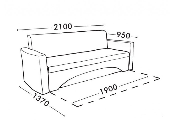 Canapé moderne dans la cuisine