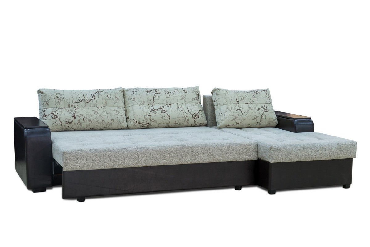 Canapé en teck, façon coin