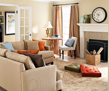 Intérieur de salon confortable