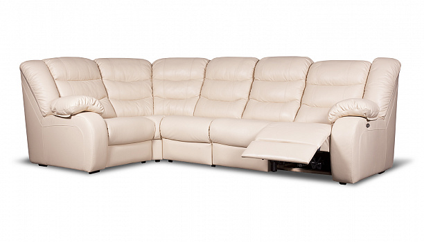 Canapé en cuir, dossier