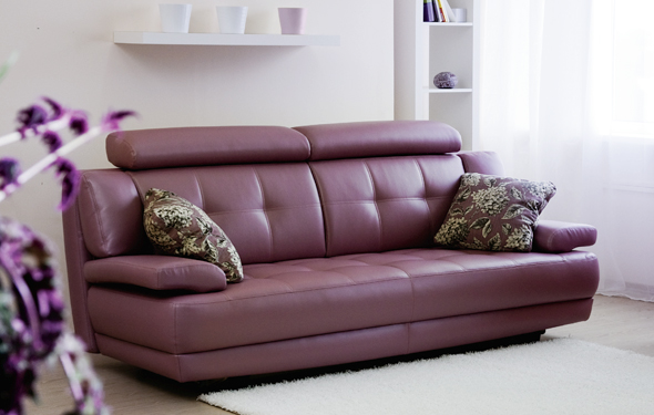 Beau canapé en cuir