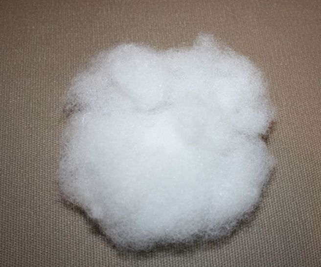 Matière synthétique pelucheuse